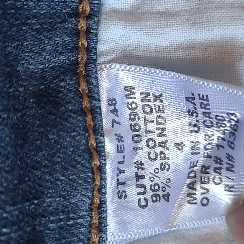 NYD Vintage Denin Size 4 Cut Off Shorts - Picture 5 of 9